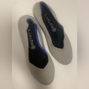 Rothy’s gray round toe flats 9.5